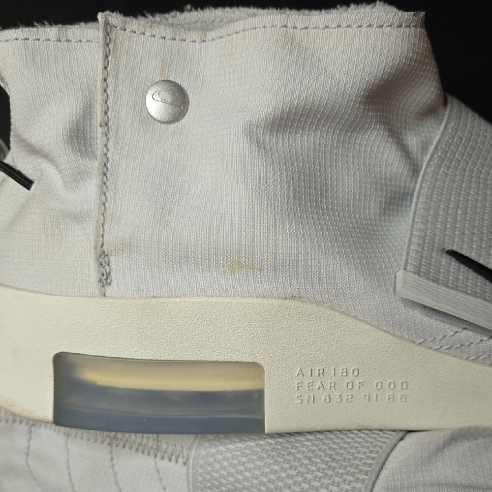Nike Fear Of God Gray High-Top Sneakers - Picture 14 of 14